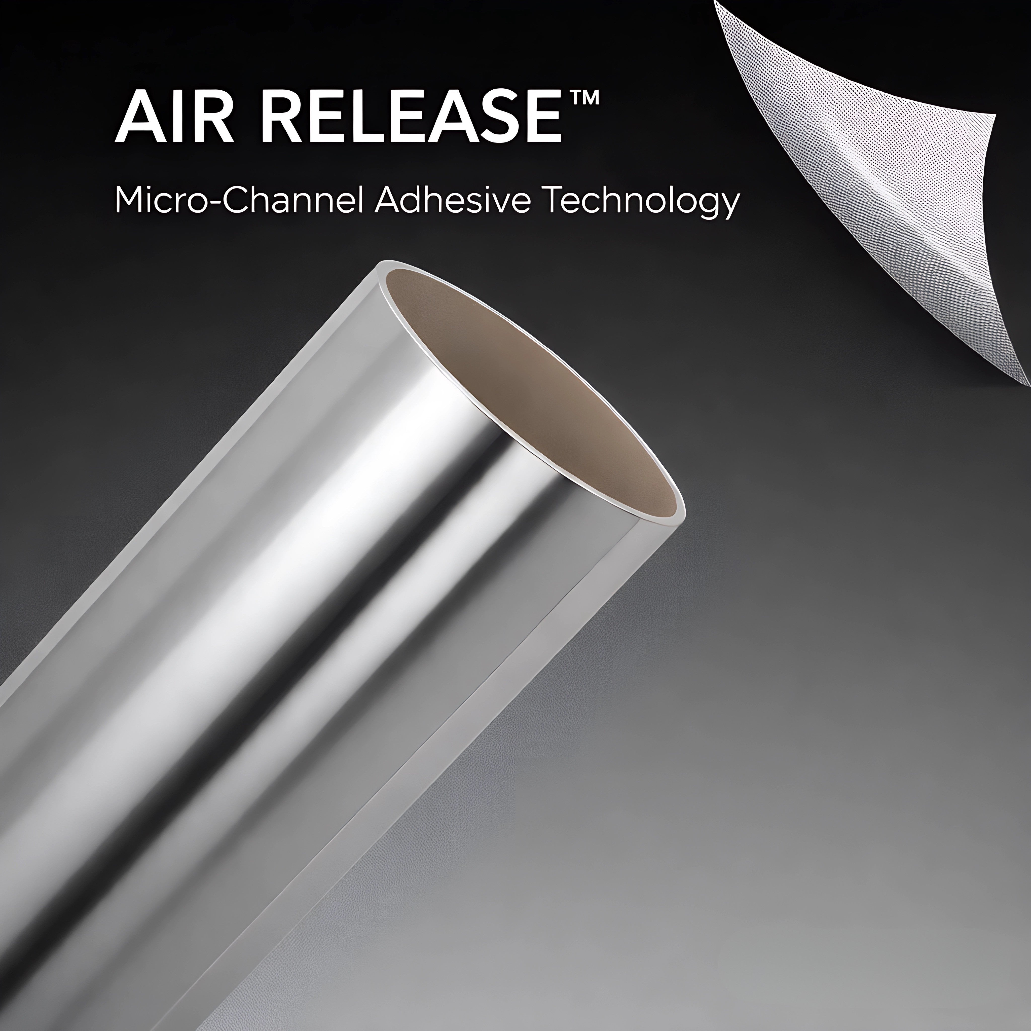 MirrorTek™ MT4-RA 4 Mil Mirror Chrome Vinyl with Air Release