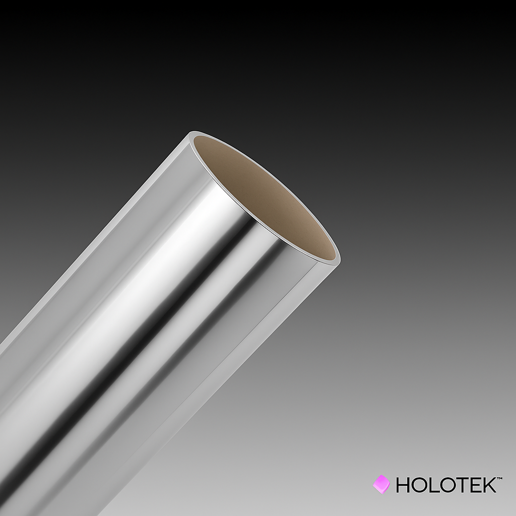 MirrorTek™ MT4 - 4 Mil Mirror Chrome Vinyl - 50" Wide