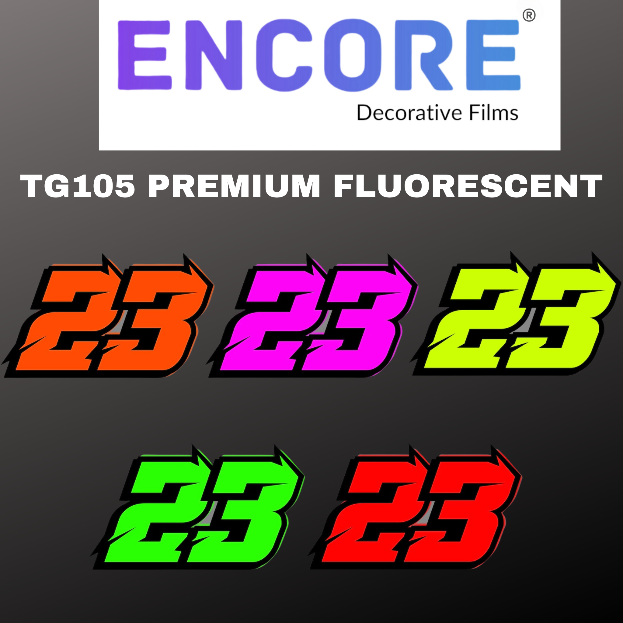 Encore® TG105 Premium Fluorescent Vinyl