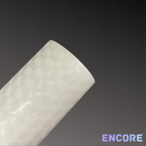 Encore® EFX21 White Large Engine Turn Adhesive Vinyl