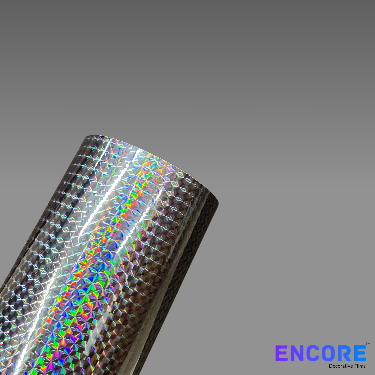 Vinilo adhesivo holográfico Encore® EFX21 mosaico naranja (prisma)