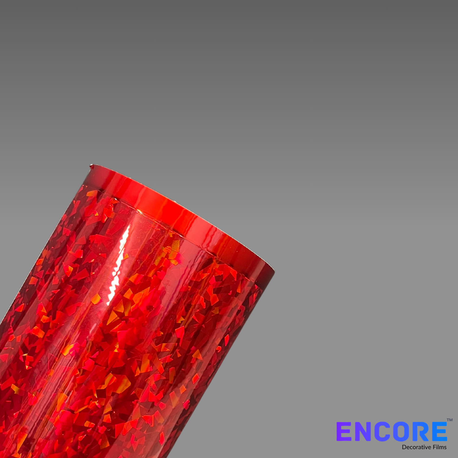 Vinilo adhesivo holográfico de cristal plateado Encore® EFX21