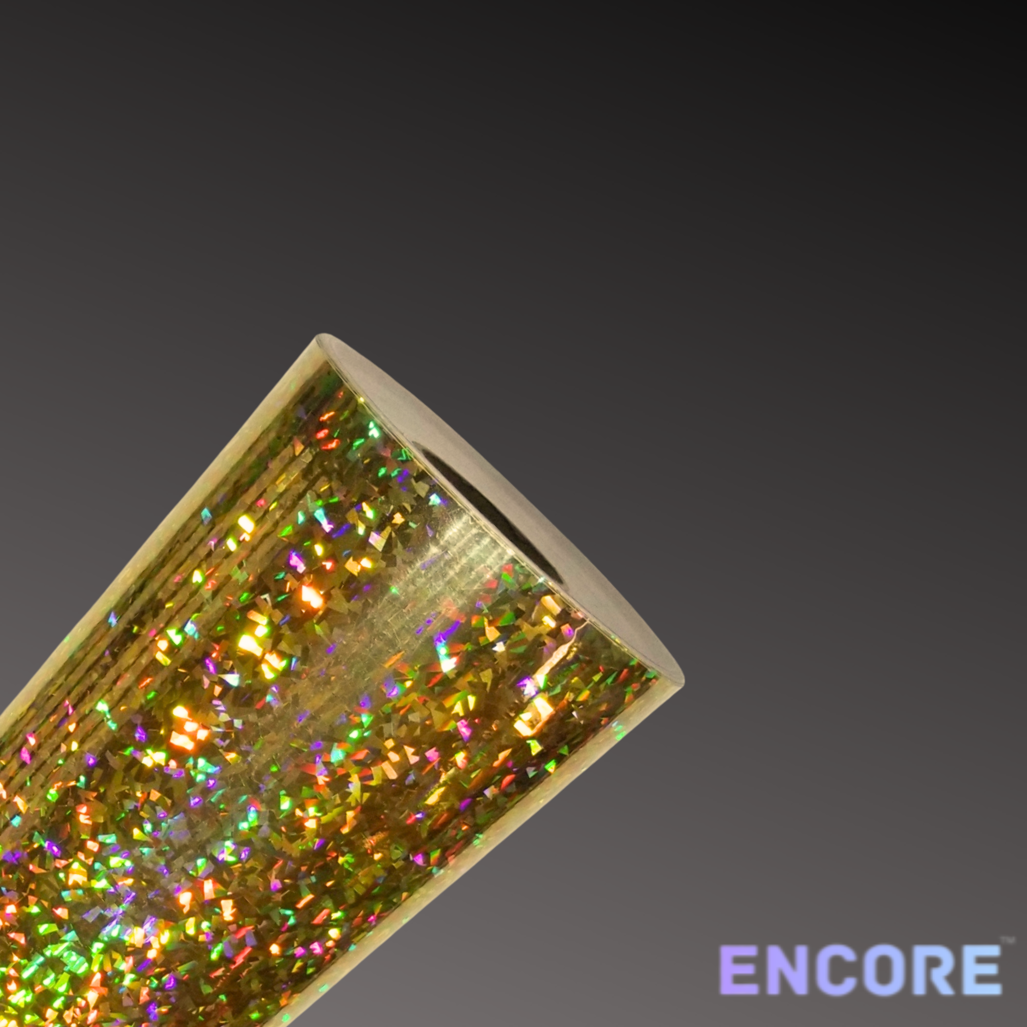 Encore® EFX21 Gold Crystal Holographic Adhesive Vinyl