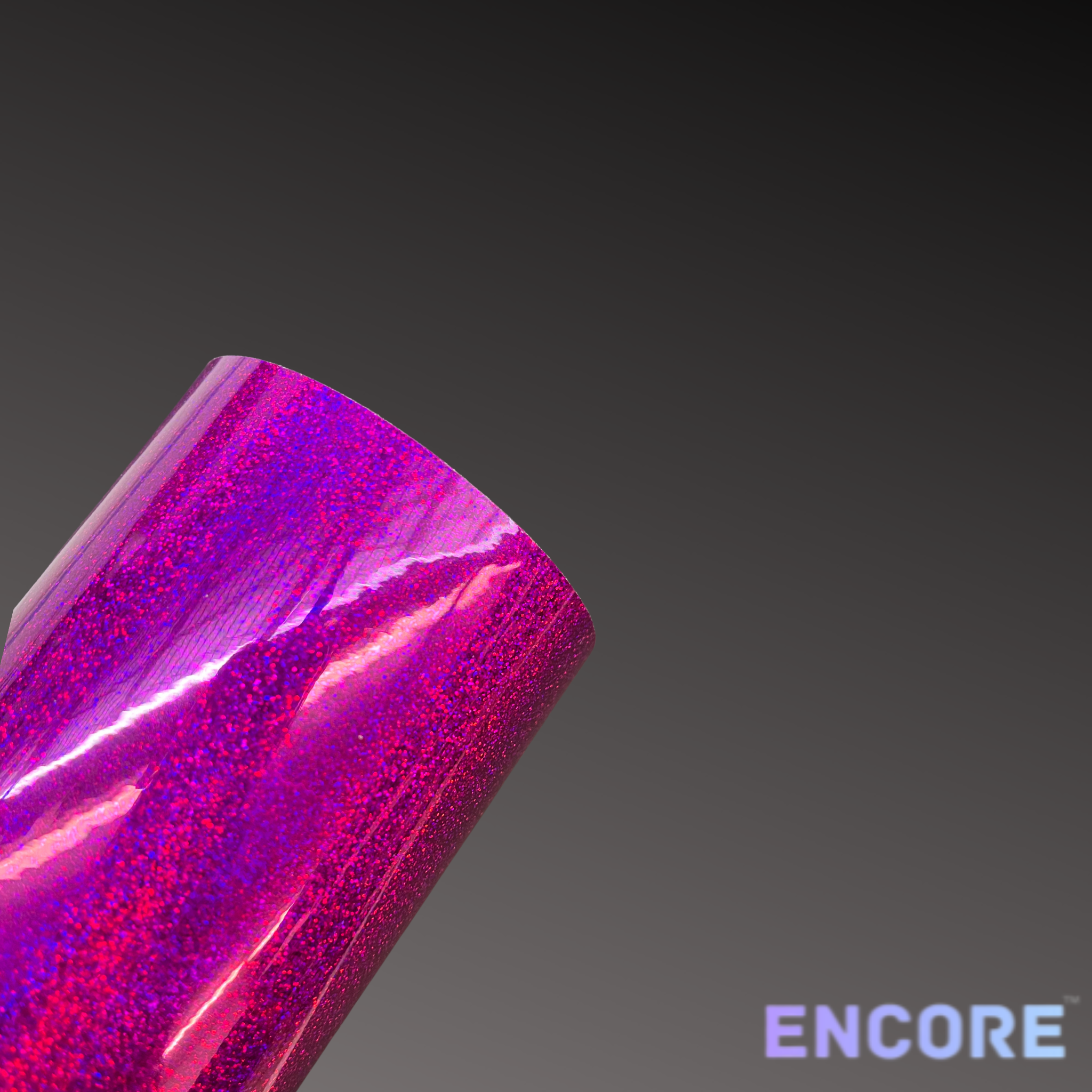 Vinyle adhésif holographique à paillettes violettes Encore® EFX21