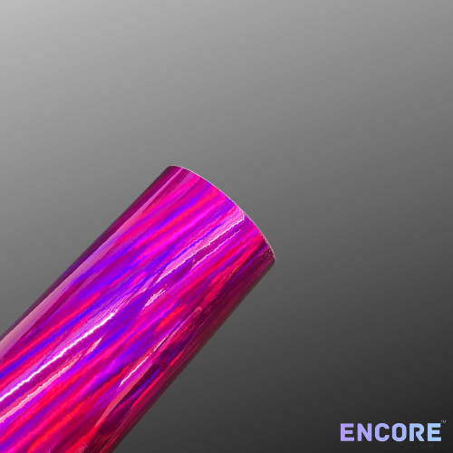 Encore® EFX21 Magenta Holographic Adhesive Vinyl
