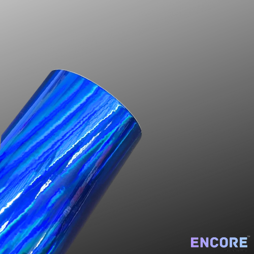 Encore® EFX21 Royal Blue Holographic Adhesive Vinyl