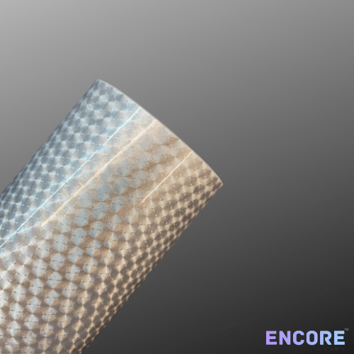 Encore® EFX21 Silver Small Engine Turn Adhesive Vinyl