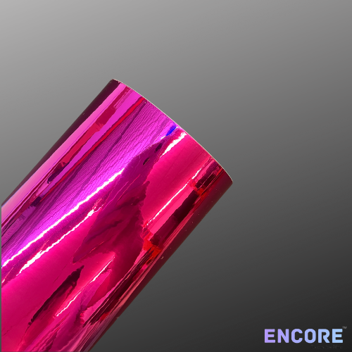 Encore® EFX21 Mirror Fluorescent Pink Adhesive Vinyl