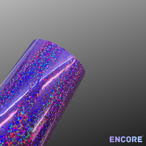 Encore® EFX21 Purple Sequins Holographic Adhesive Vinyl