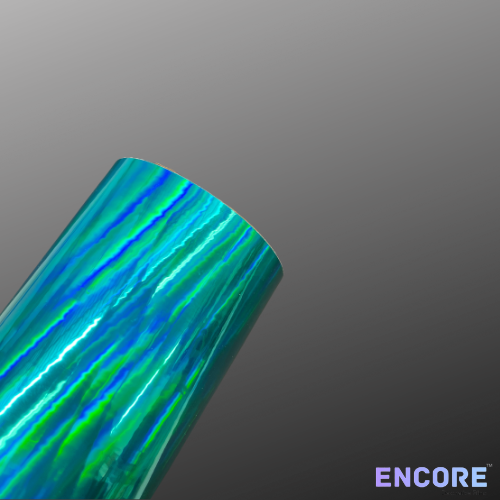 Encore® EFX21 Teal Holographic Adhesive Vinyl