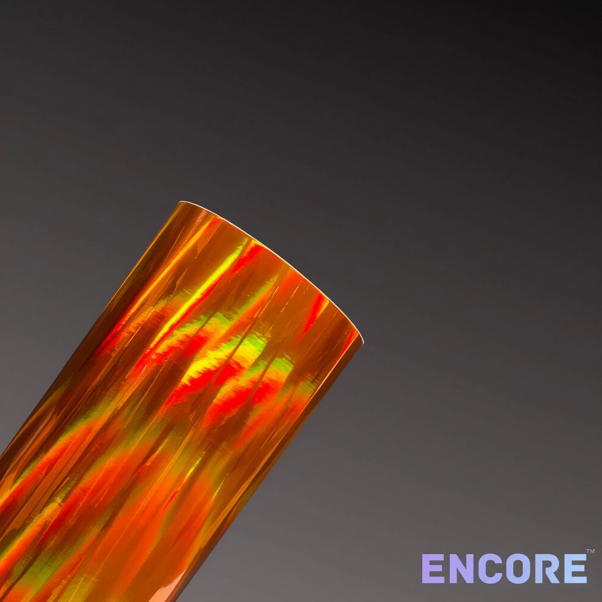 Encore® EFX21 Orange Holographic Adhesive Vinyl