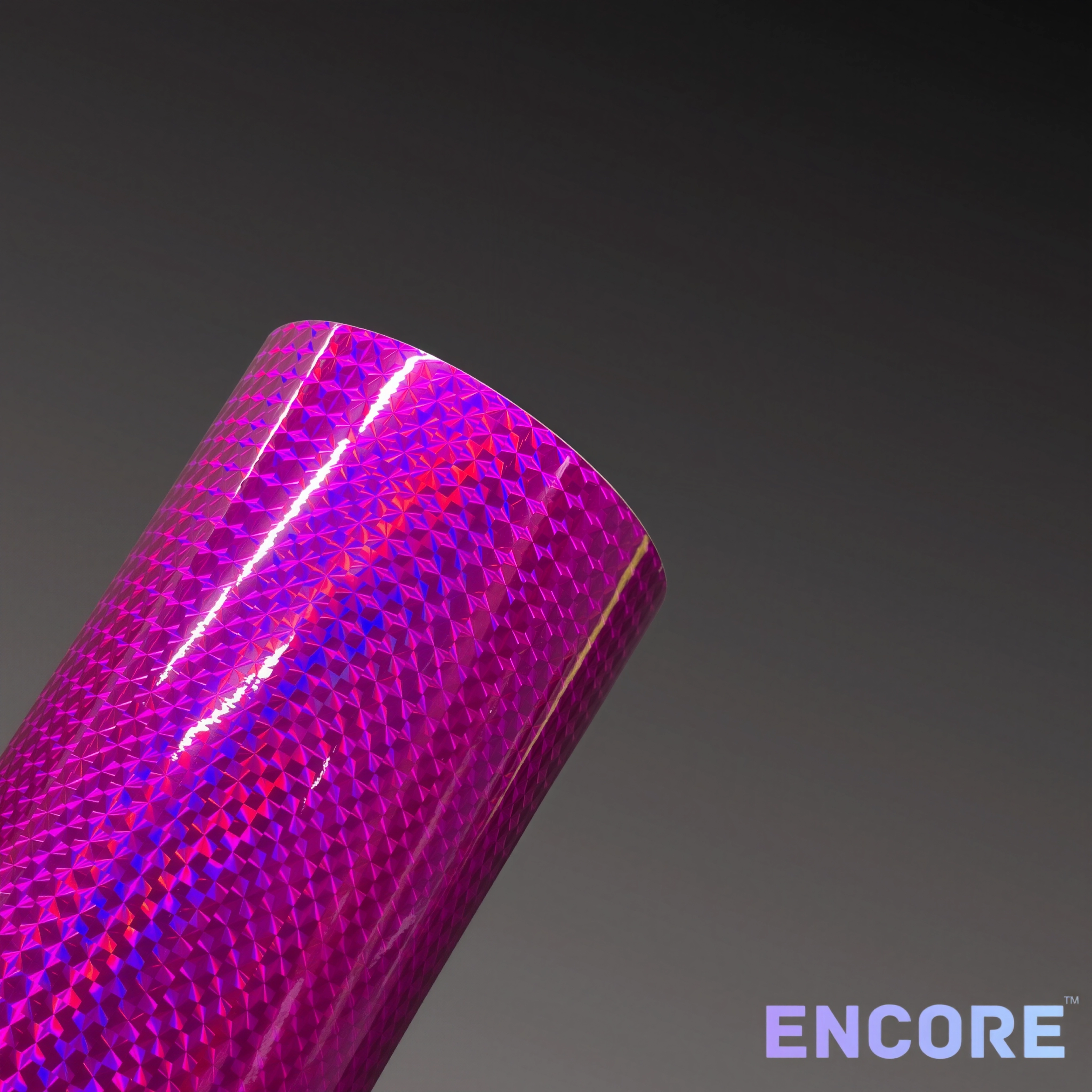 Encore® EFX21 Magenta Mosaic (Prism) Holographic Adhesive Vinyl