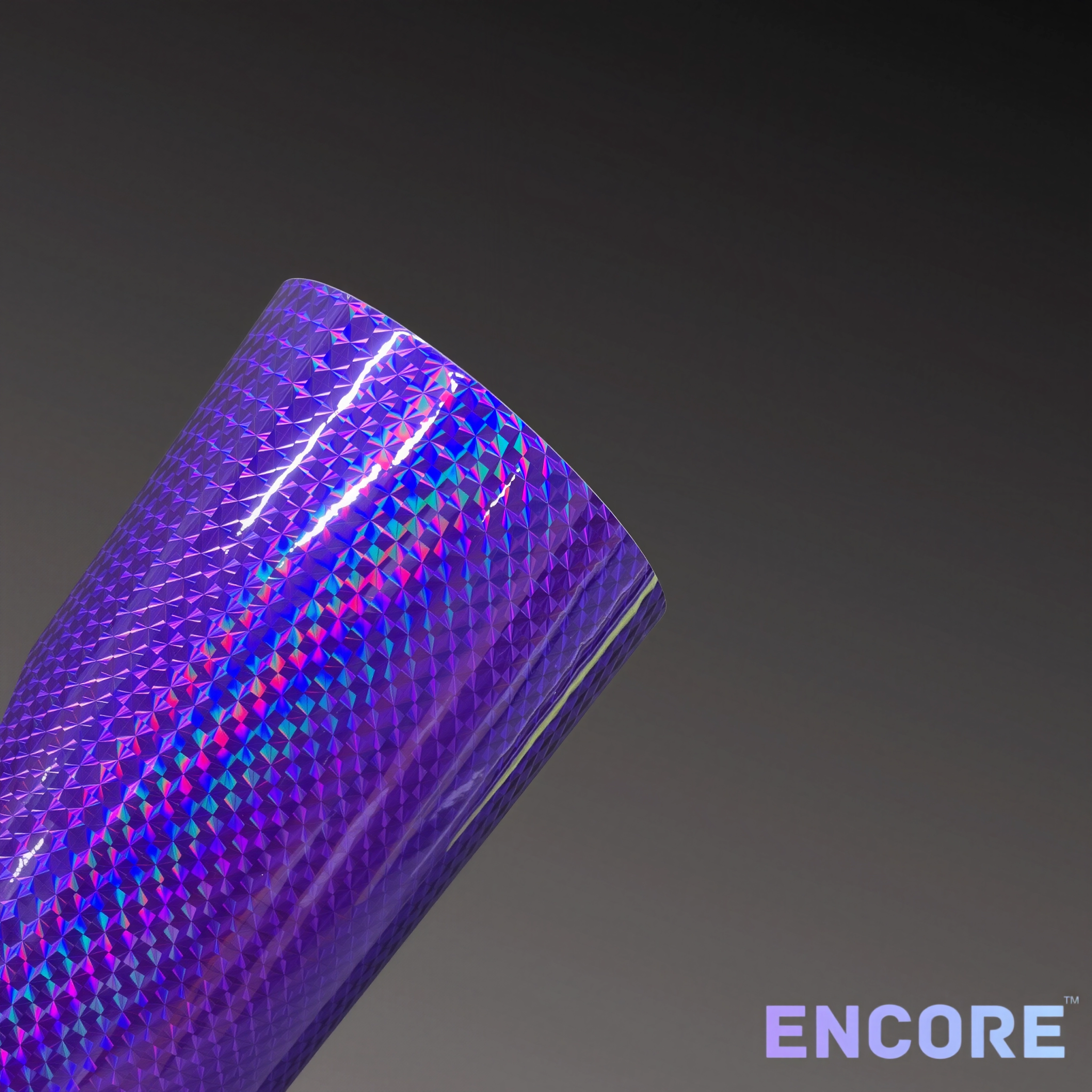 Encore® EFX21 Purple Mosaic (Prism) Holographic Adhesive Vinyl