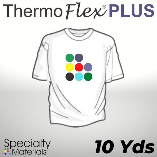 ThermoFlex® Plus Heat Transfer Vinyl, 15" x 10 Yards