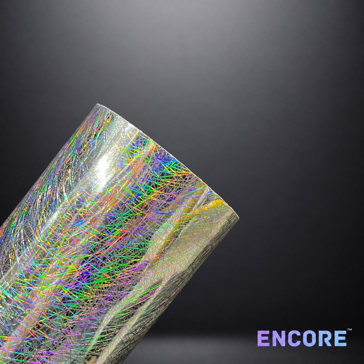Encore® EFX21 Silver Filament Holographic Adhesive Vinyl