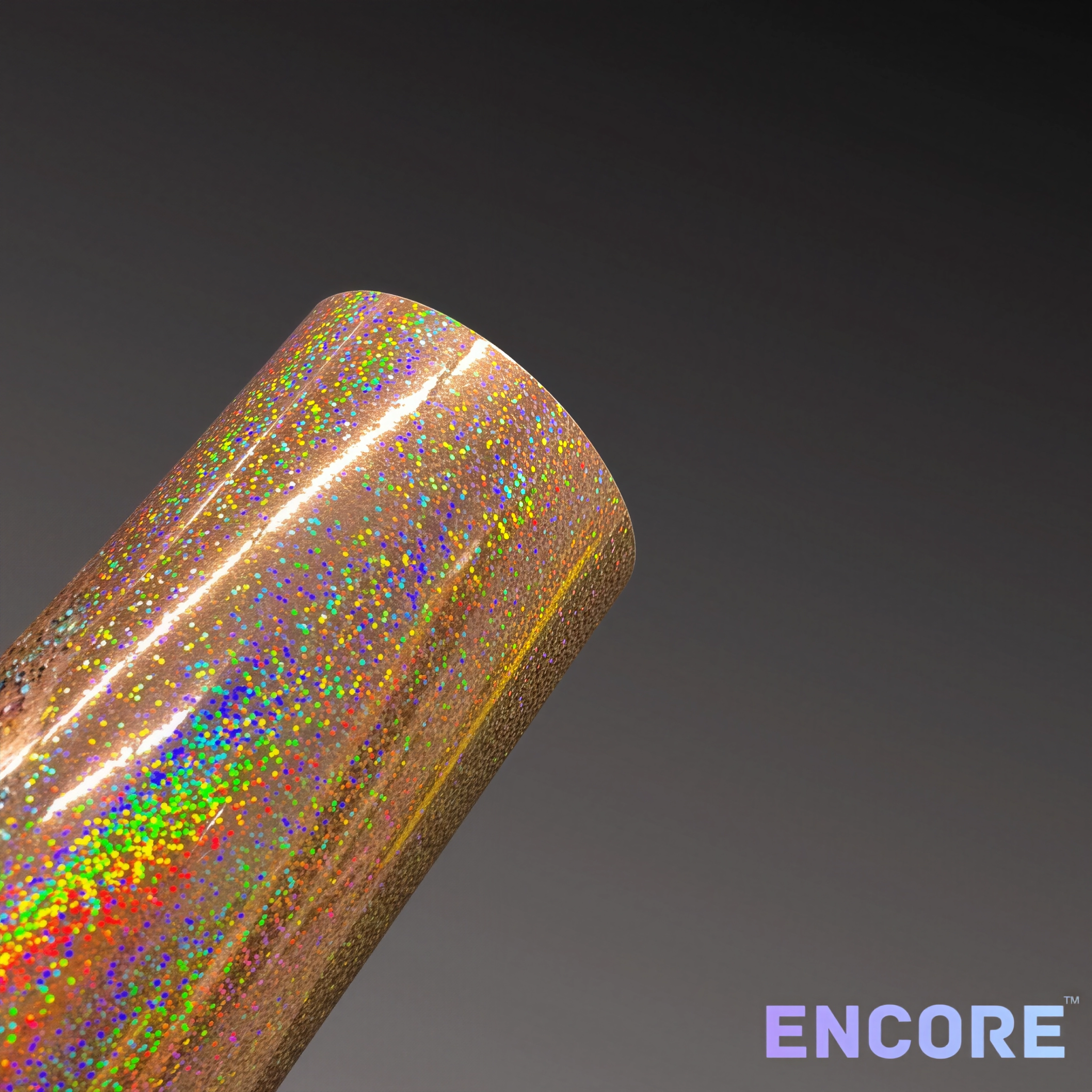 Encore® EFX21 Copper Sequins Holographic Adhesive Vinyl