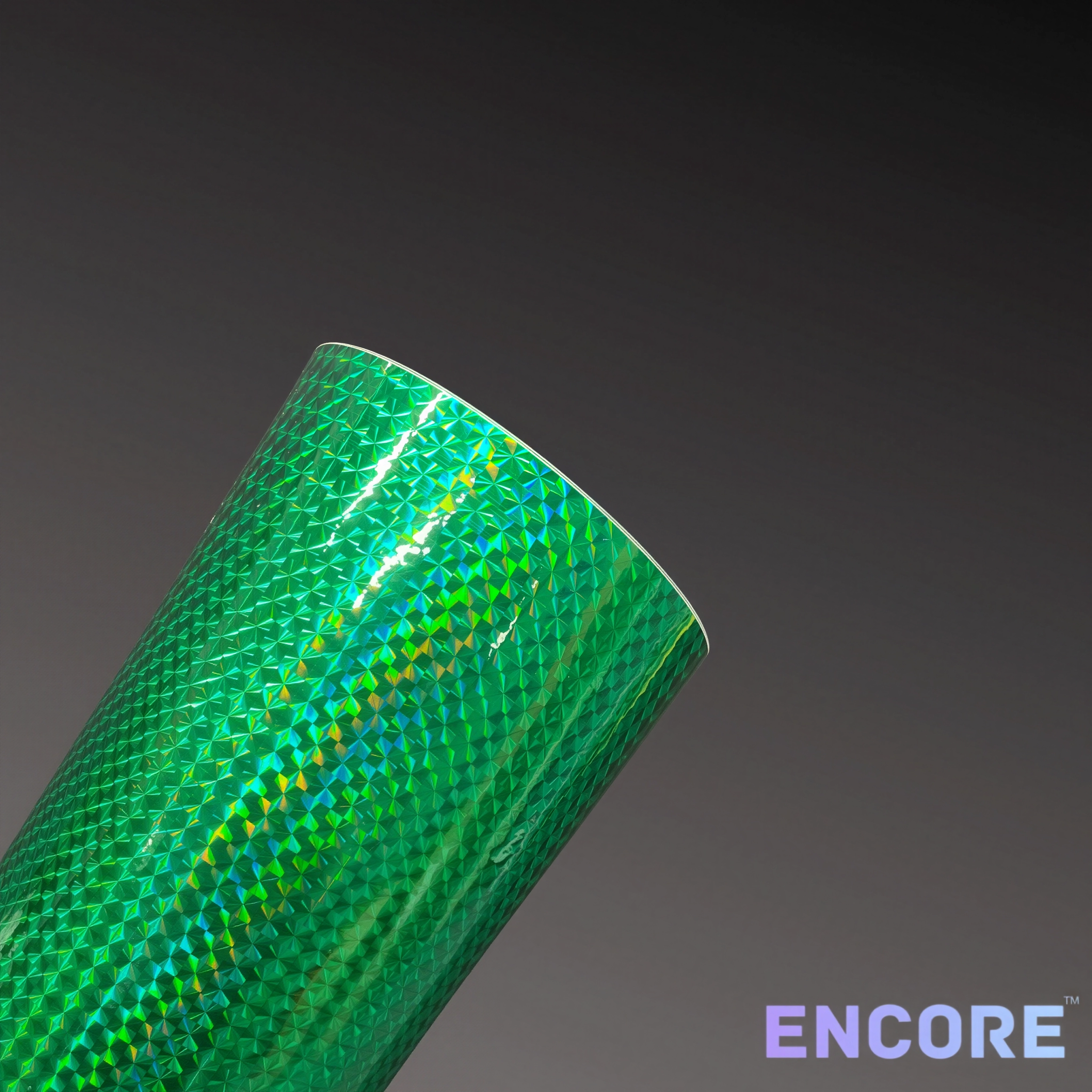 Encore® EFX21 Emerald Mosaic (Prism) Holographic Adhesive Vinyl