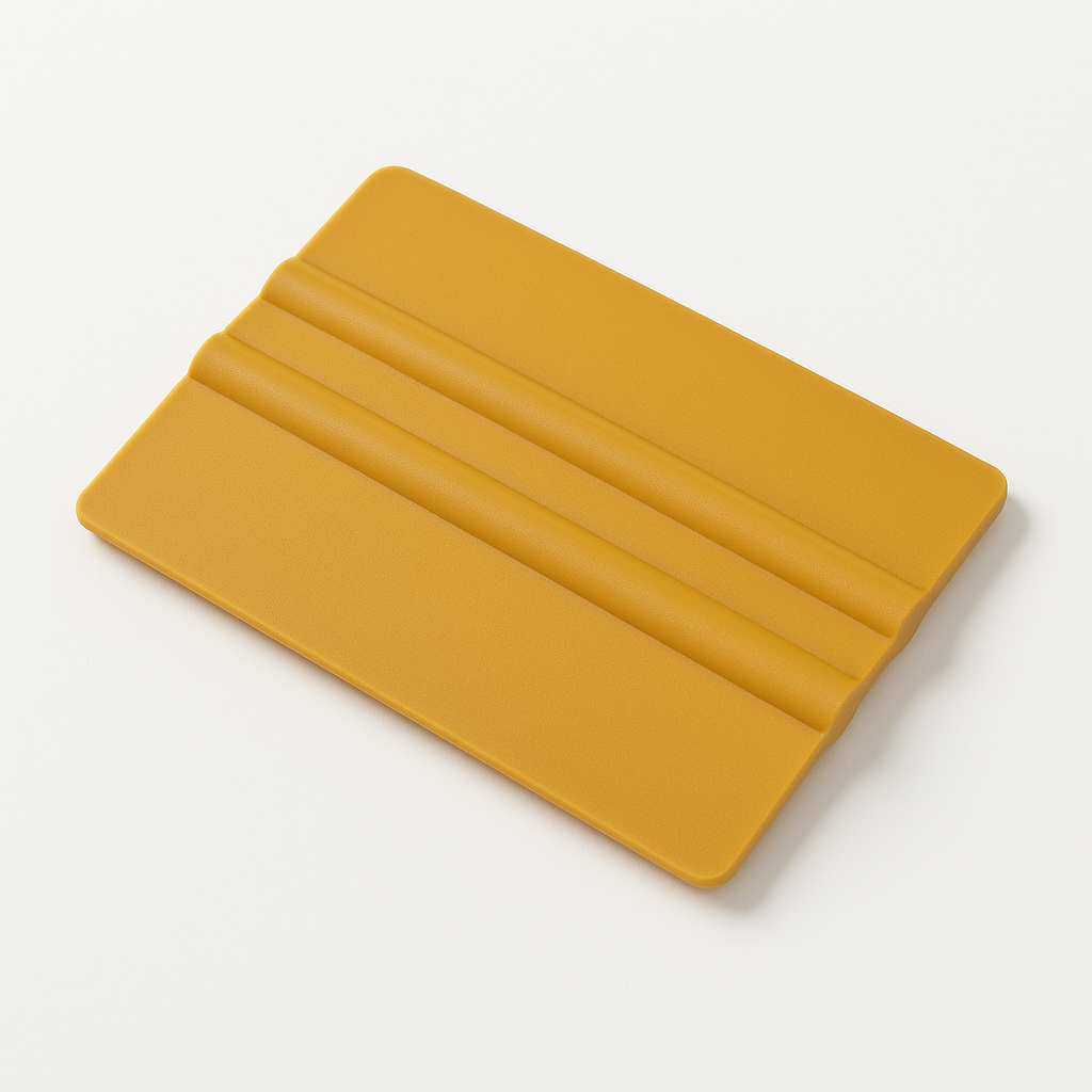 Lidco RC-4 Gold Nylon Squeegee, 4″ Firm Flex