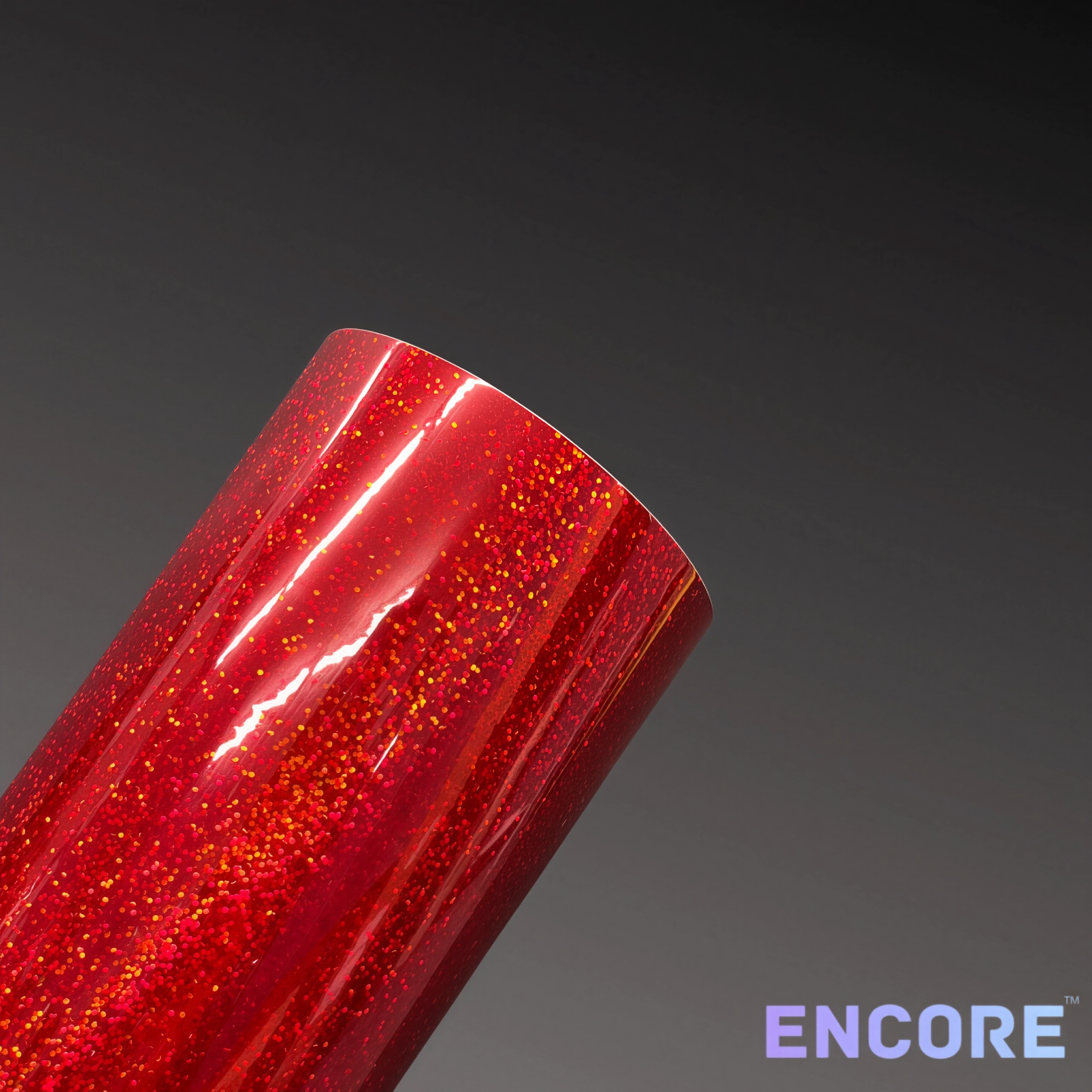 Encore® EFX21 Red Sequins Holographic Adhesive Vinyl