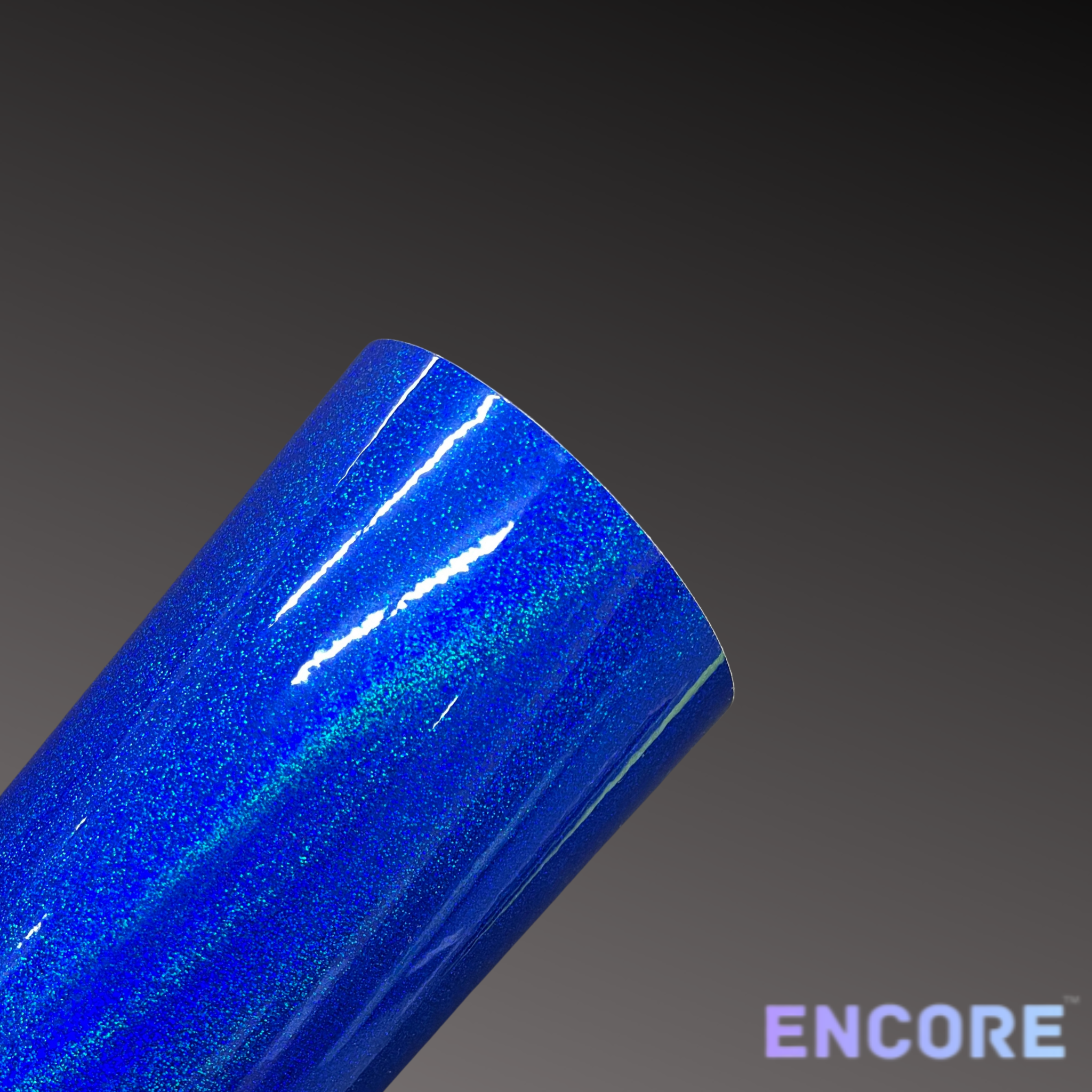 Encore® EFX21 Royal Blue Glitter Holographic Adhesive Vinyl