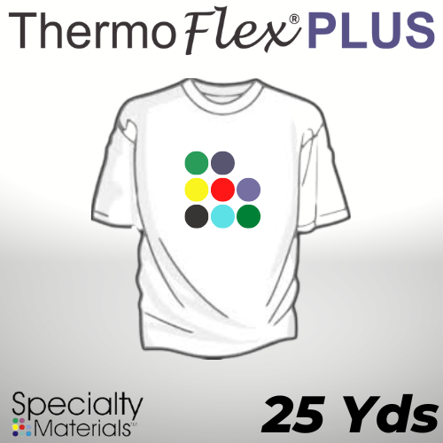 ThermoFlex® Plus Heat Transfer Vinyl, 15" x 25 Yards