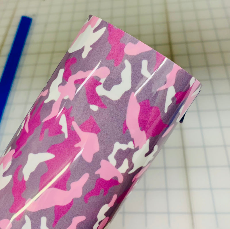 Pink Camo HTV