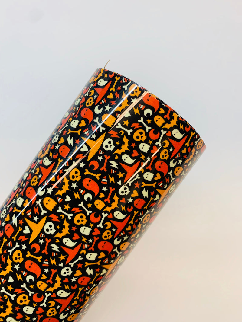 Halloween Pattern HTV