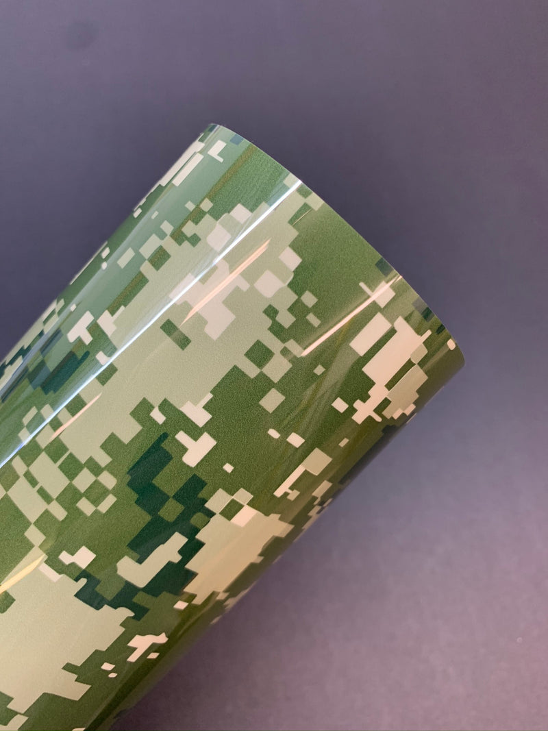 Green Digital Camo HTV