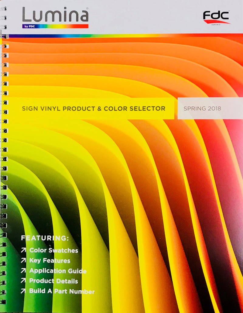 Lumina® by FDC Sign Vinyl Color Chart