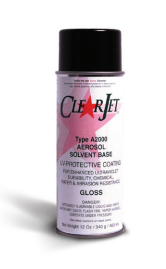 ClearJet® A2000 Solvent-Based Coating (12oz Aerosol Spray Can) - Gloss