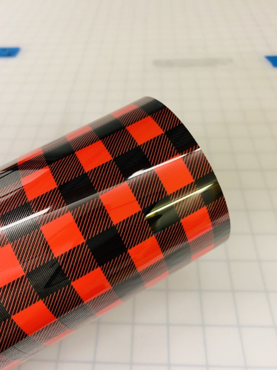 Buffalo Plaid HTV - Red