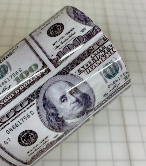 Patrón de billetes de cien dólares HTV