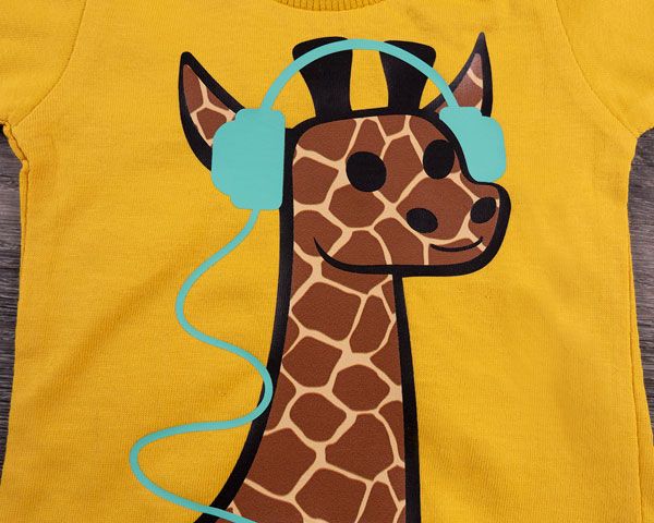 Giraffe Pattern HTV