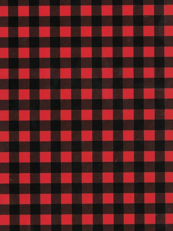 Red Buffalo Plaid Heat Transfer Vinyl (HTV)