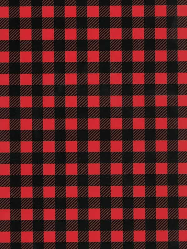 Buffalo Plaid HTV - Red