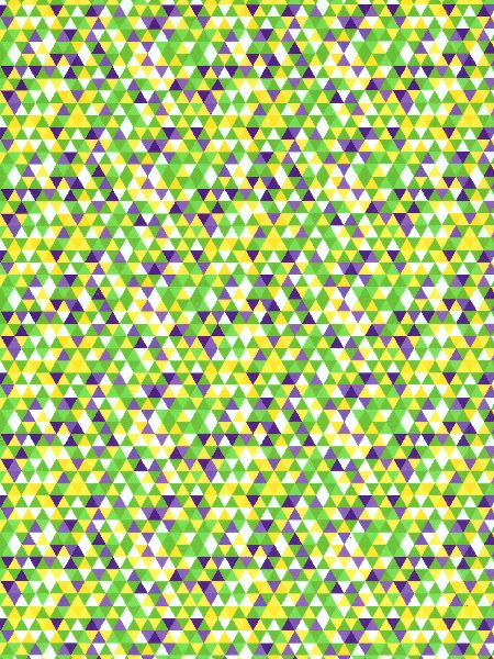 Mardi Gras Triangle HTV