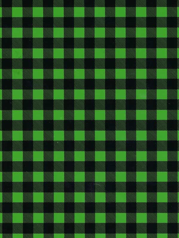 Buffalo Plaid HTV - Green/Black