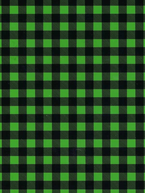 Buffalo Plaid HTV - Green/Black