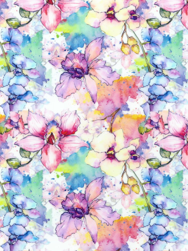 Pastel Flowers HTV
