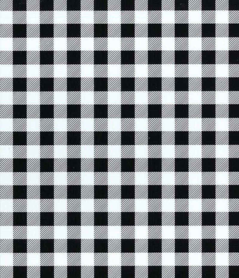 Buffalo Plaid HTV - White
