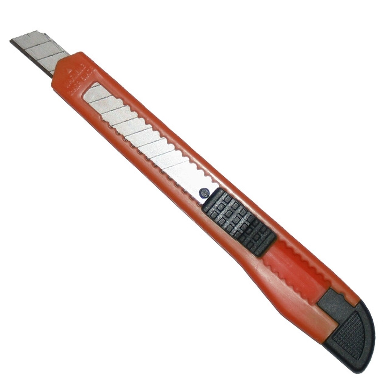 Plastic Utility Knife/Box Cutter w/Snap-off Blade (5")